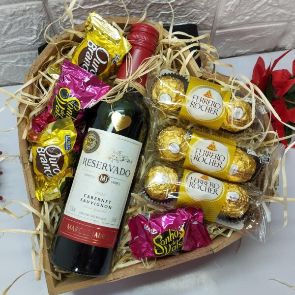 Box Coração Cabernet