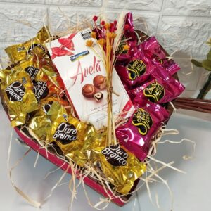 CESTAS DE CHOCOLATE DIA DAS MULHERES