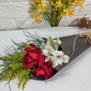 Buquê de rosas vermelhas