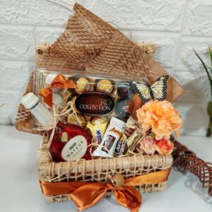 CESTA PERSONALIZADA DE CHOCOLATE